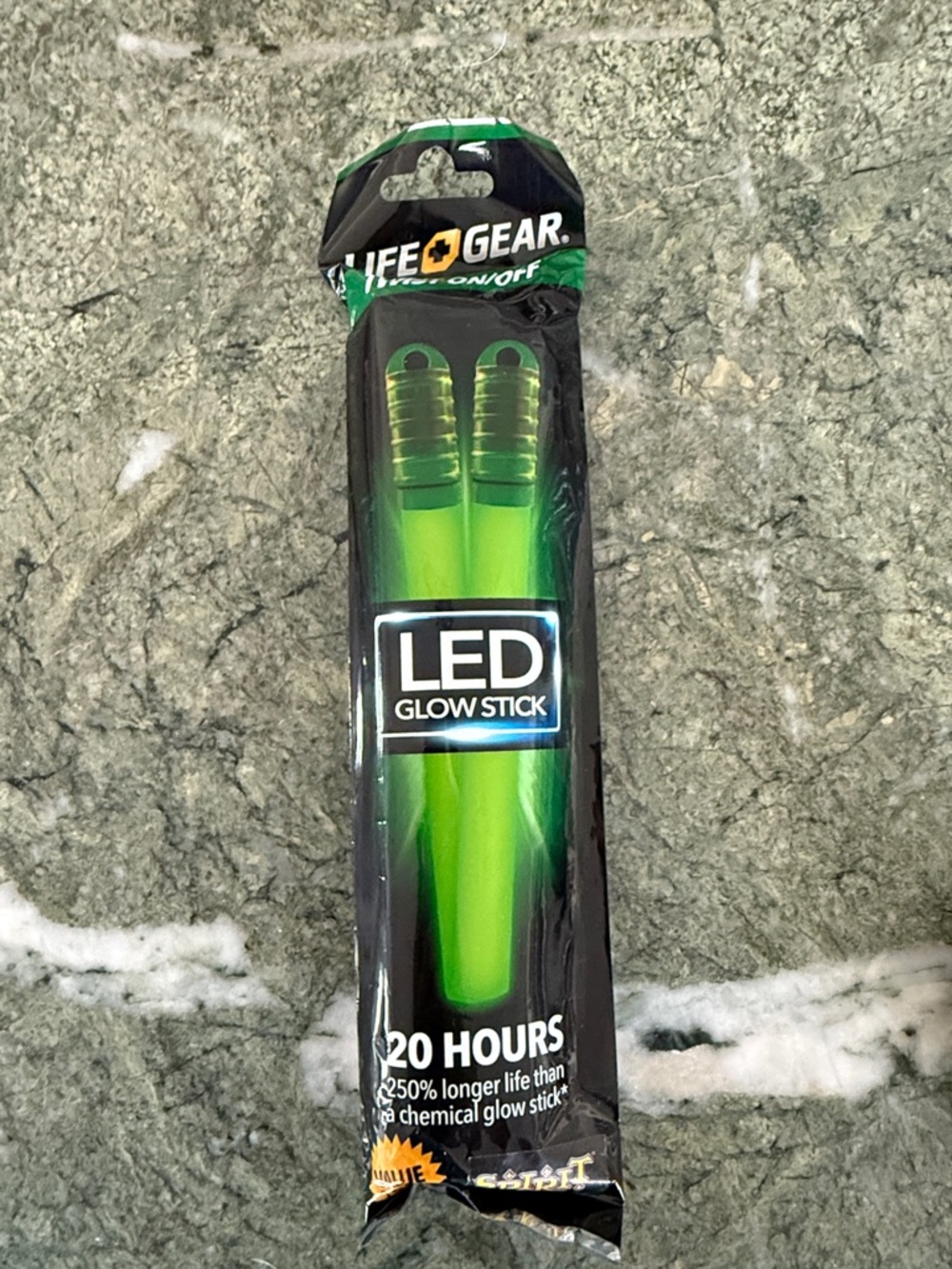 Life+Gear LED Green Glow Stick - Packaged